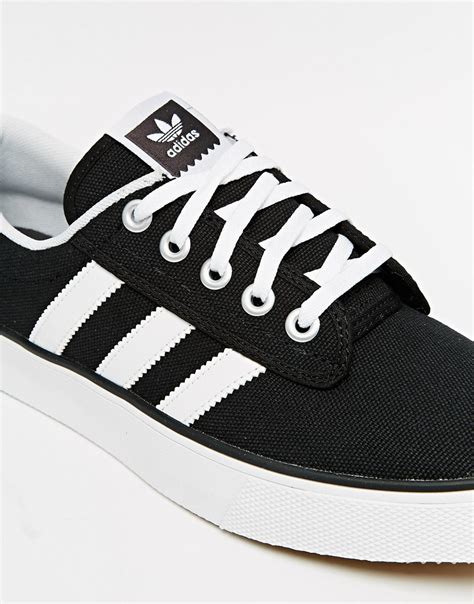 White Canvas Adidas Shoes 